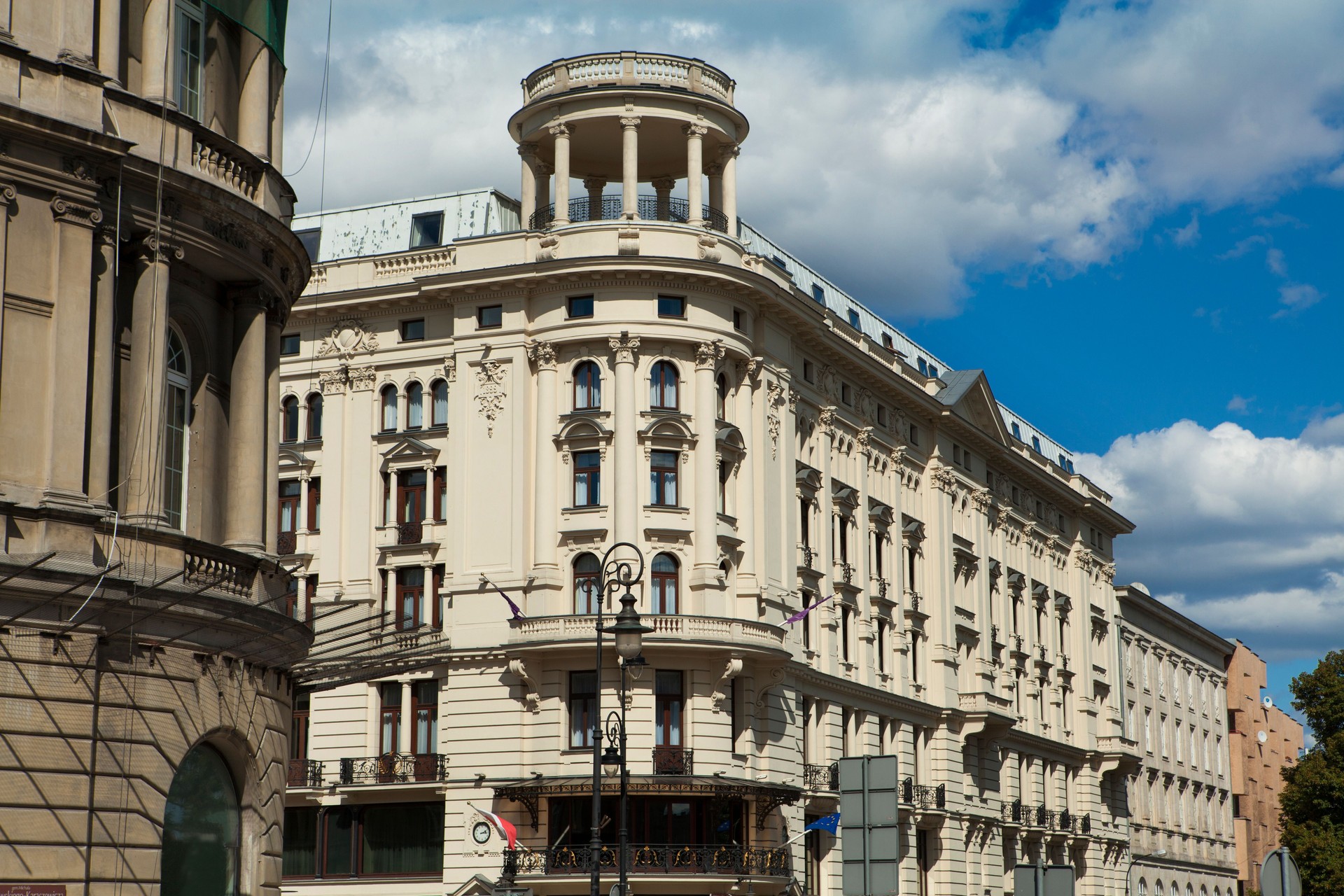 The historic Hotel Bristol, Warsaw, Poland